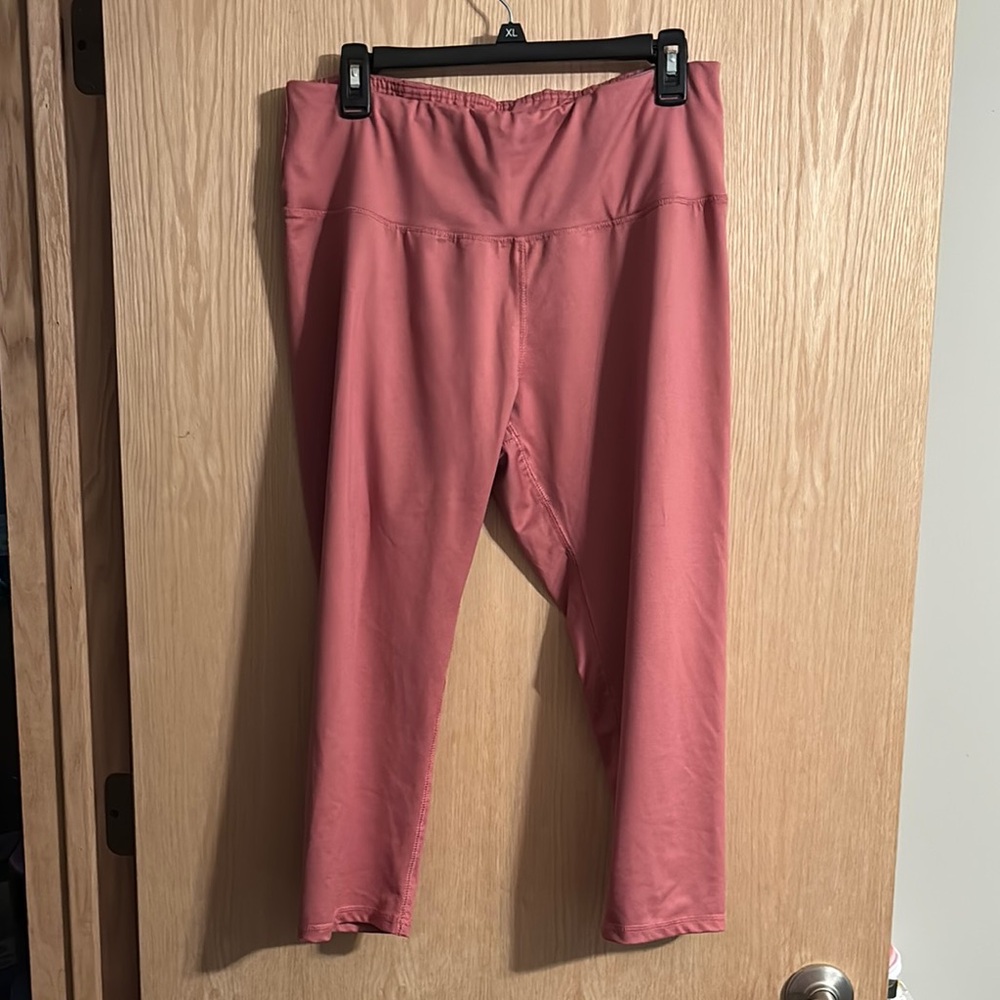 RBC Soft Pink Leggings with Elastic Waistband